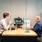 写真：進出支援のイメージ